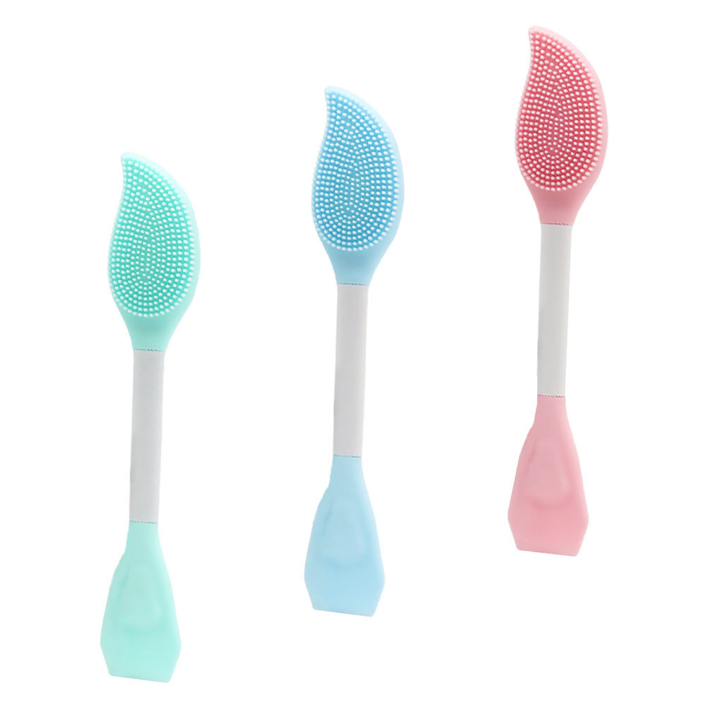 Face Mask Silicone - 3Pcs Silicone Face Mask Brush Double-Ended