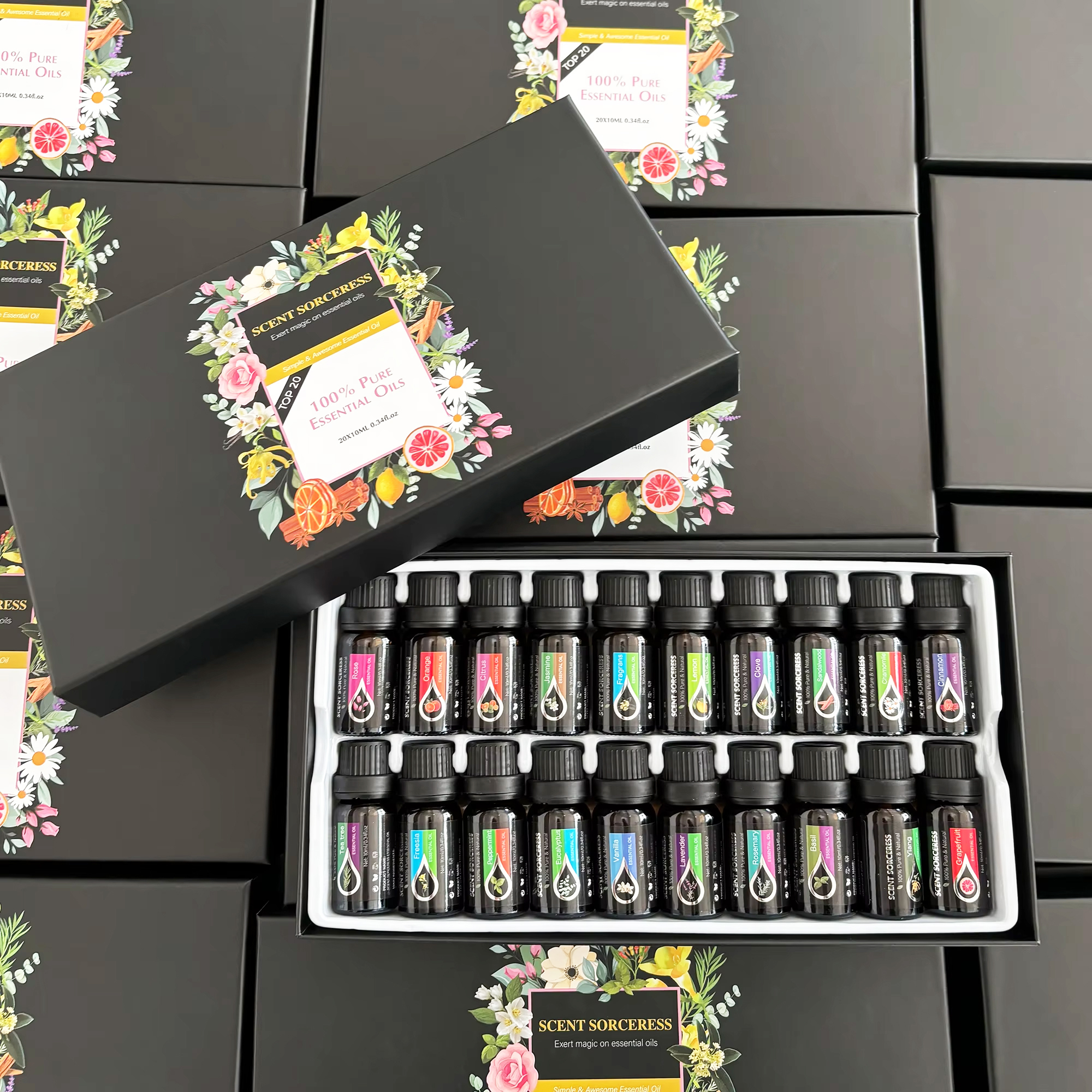 Spa Wellness Locations - 20pcs/set Essential Oil Set Lavender Eucalyptus