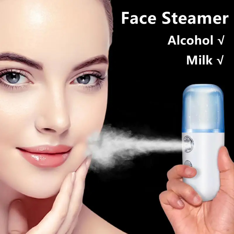 Facial Steamer Nano - Portable Nano Mist Facial Steamer, USB