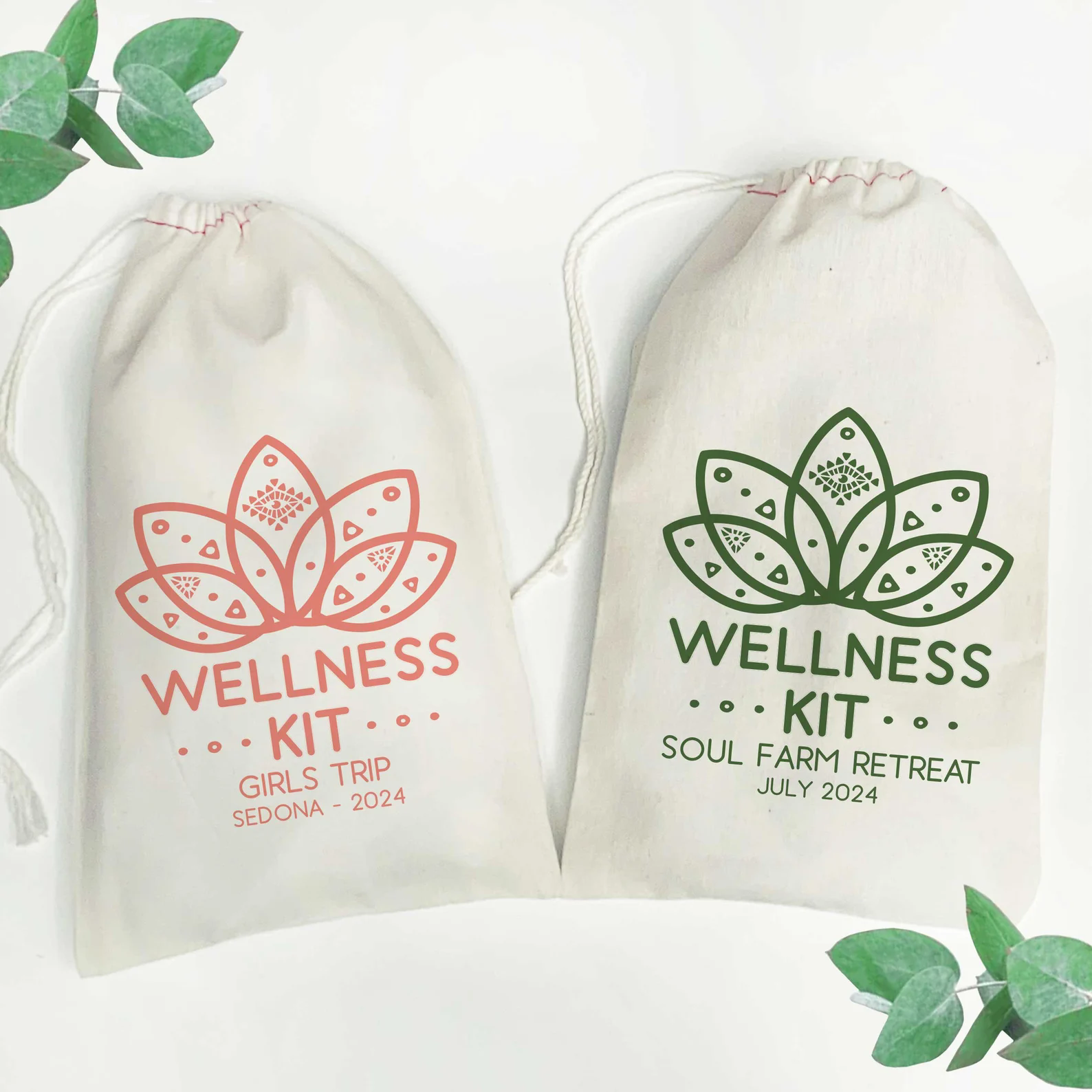 Spa Wellness Yoga - Custom 20/30/50pcs Wellness Kit Bags -