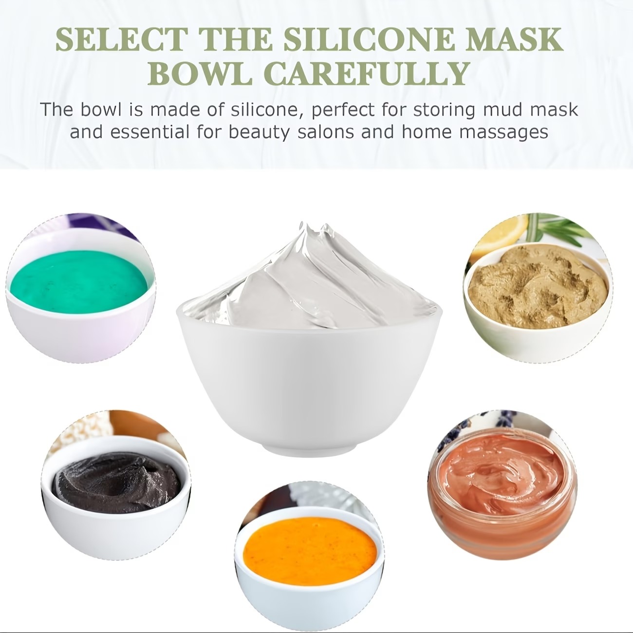 White Diy Face Mask Mixing Bow - Face Mask Silicone recension och pris