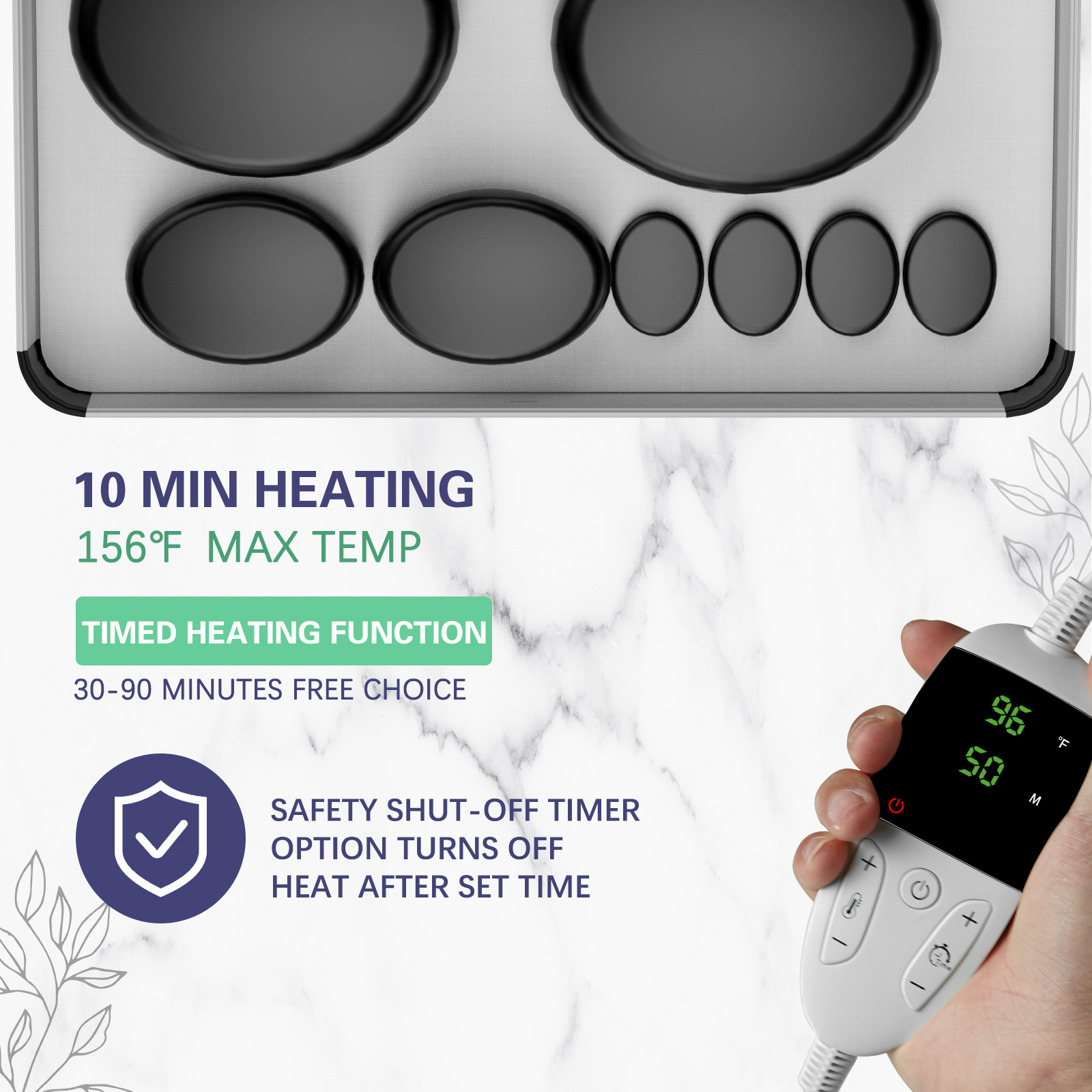 HOT STONE MASSAGE SET WITH TEM - Spa Wellness Locations recension och pris