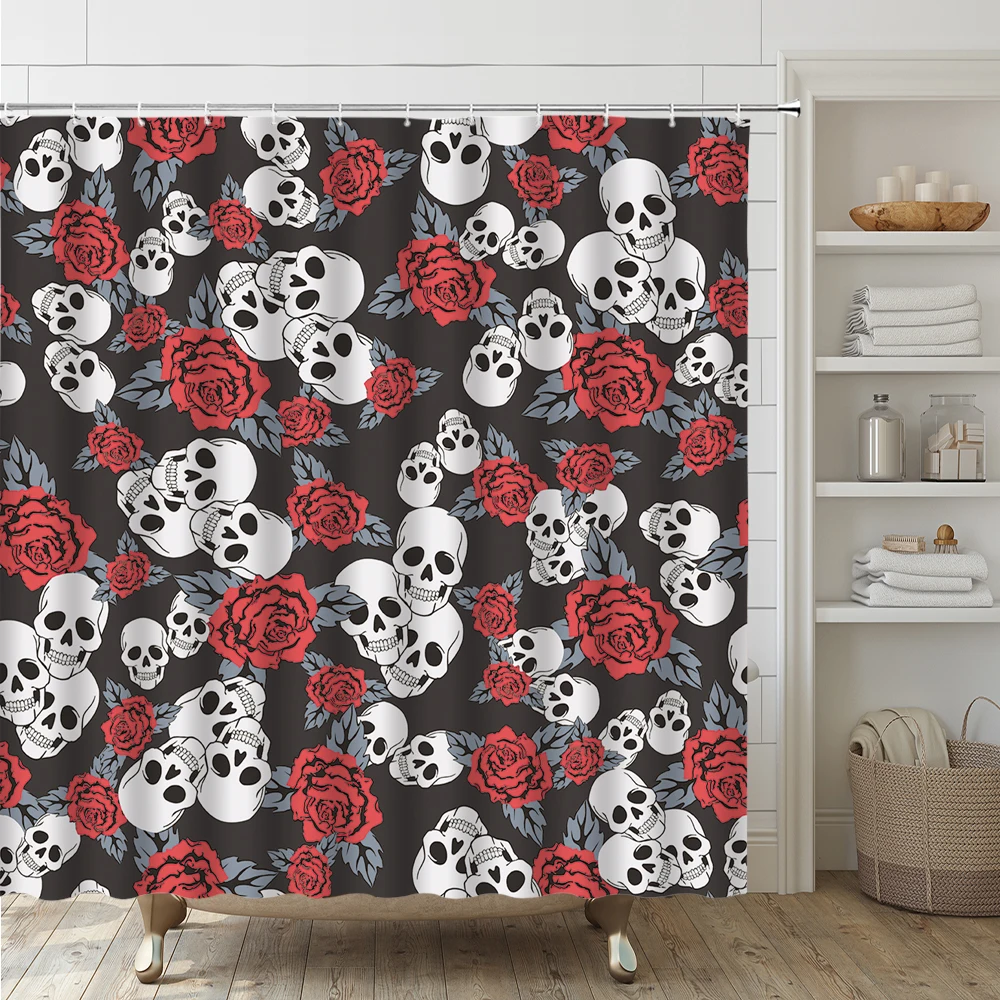 4Pc Cute Halloween Shower Curt - Spa Wellness Locations recension och pris