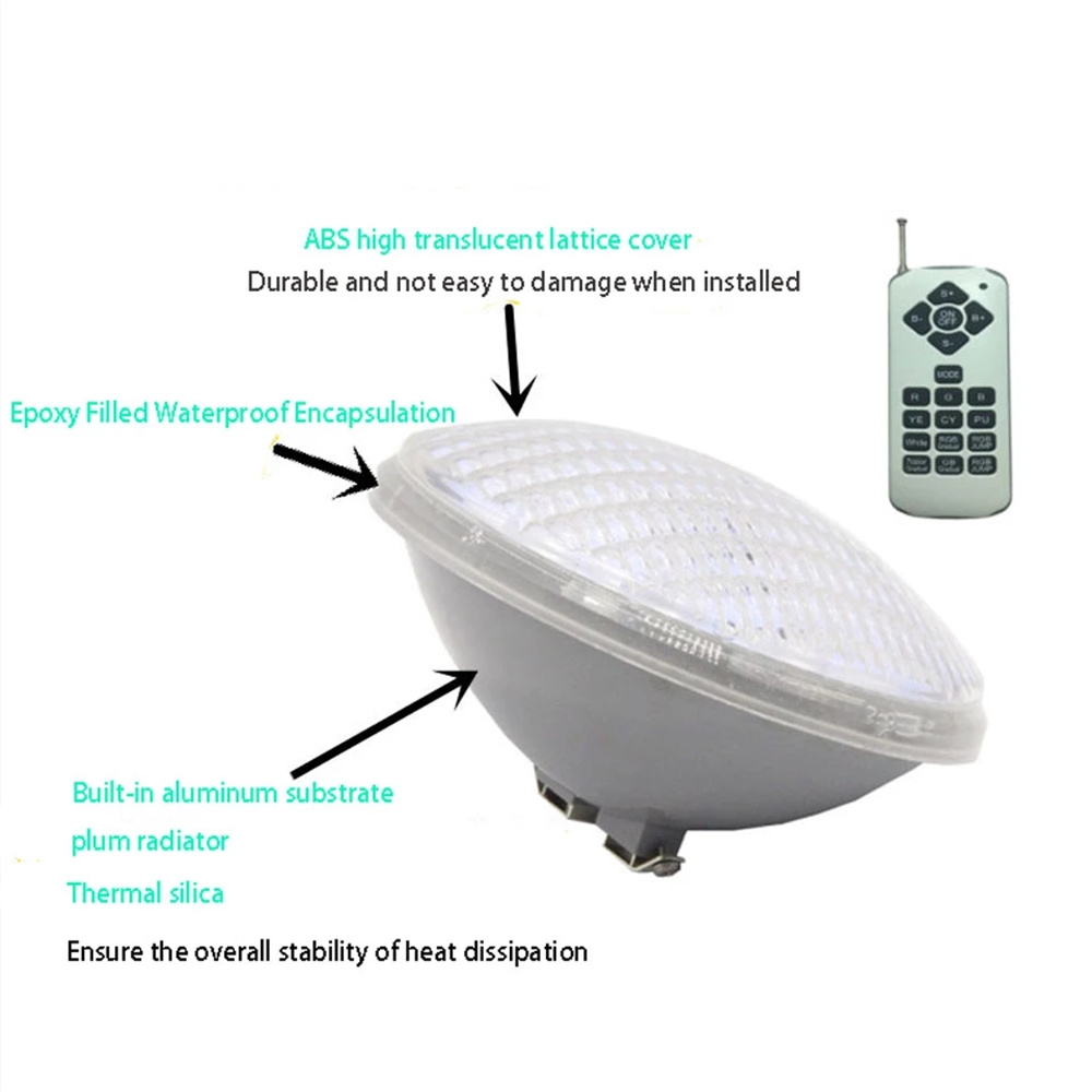 45W 25W PAR56 RGB LED Swimming - Xy Spa & Wellness George Town Reviews recension och pris