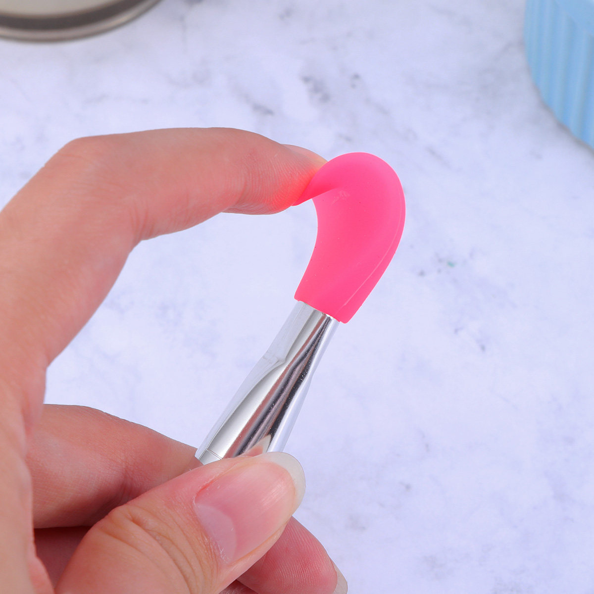 Silicone Face Mask Brush Blue  - Face Mask Silicone recension och pris