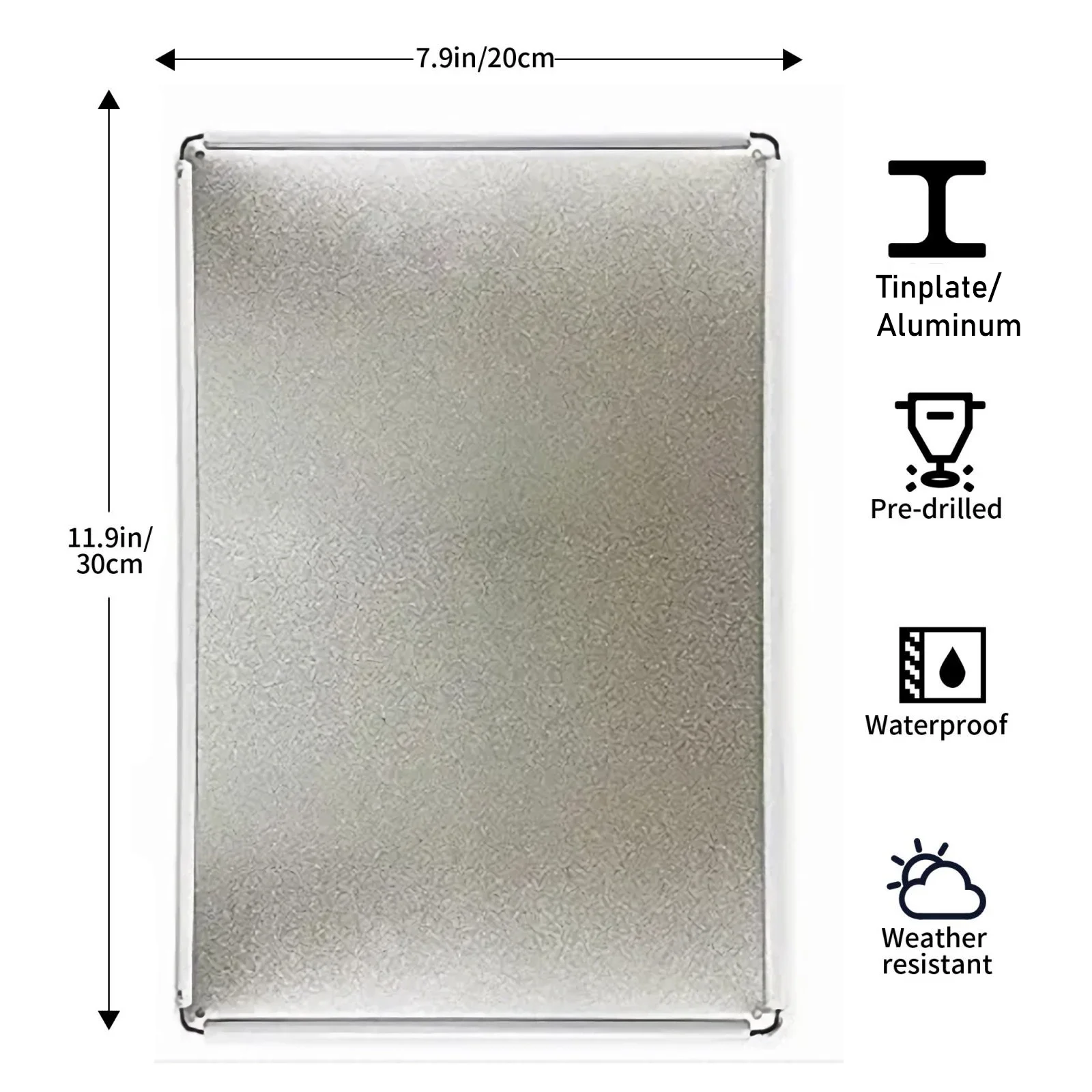 1pc Vintage Aluminium Signs Ba - Spa Wellness Locations recension och pris