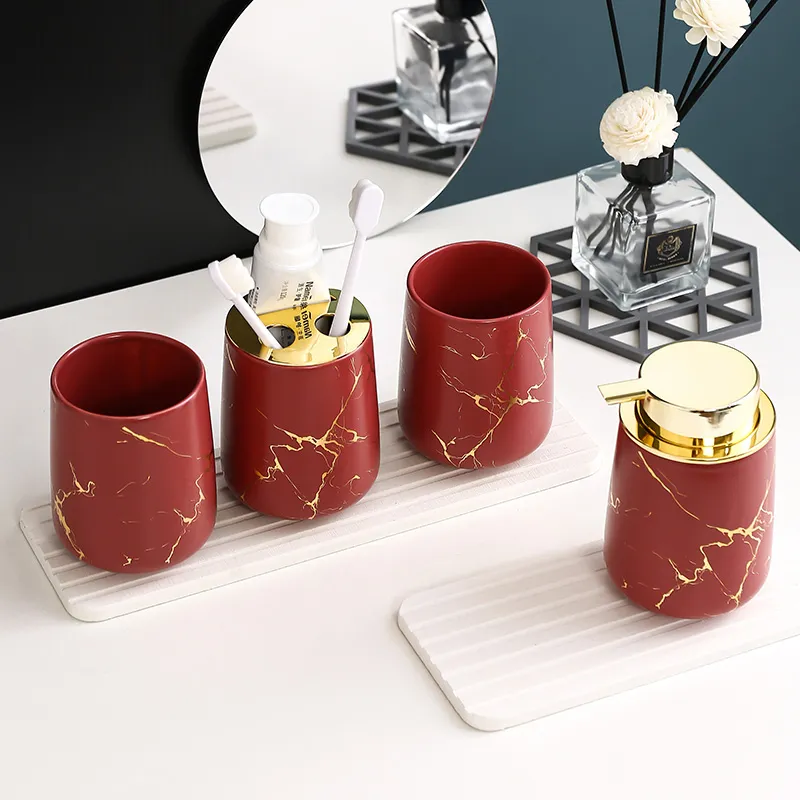 Matte Gold Ceramics Bathroom S - Spa Wellness Locations recension och pris