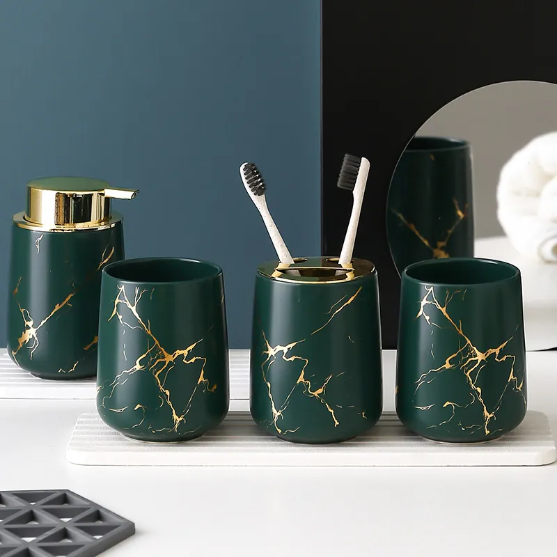 Matte Gold Ceramics Bathroom S - Spa Wellness Locations recension och pris