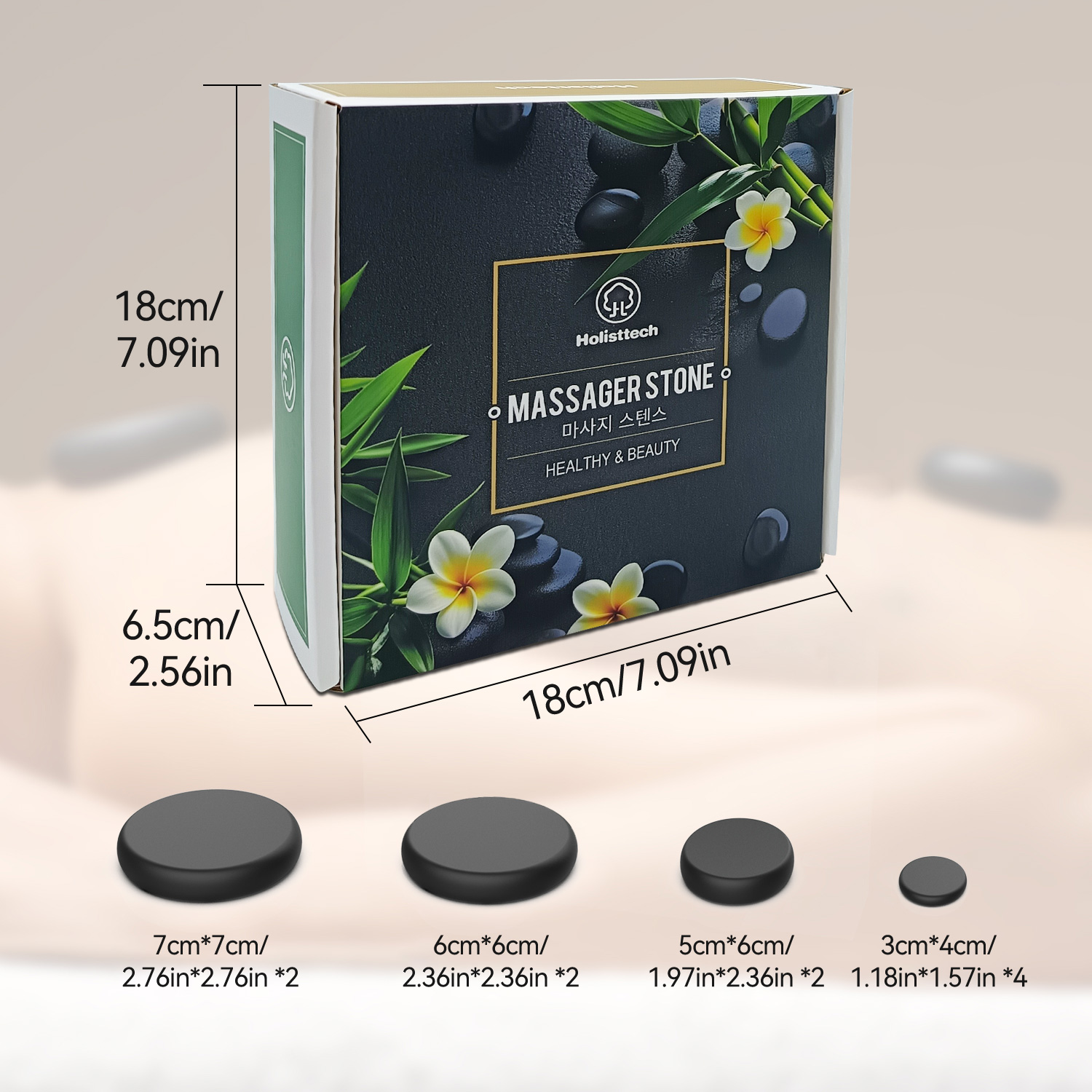Massage Hot Stone Set,10 Piece - Spa Wellness Locations recension och pris