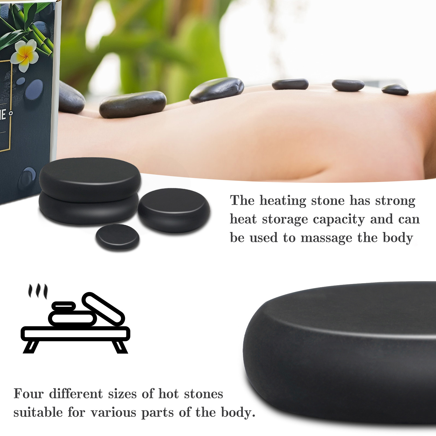 Massage Hot Stone Set,10 Piece - Spa Wellness Locations recension och pris