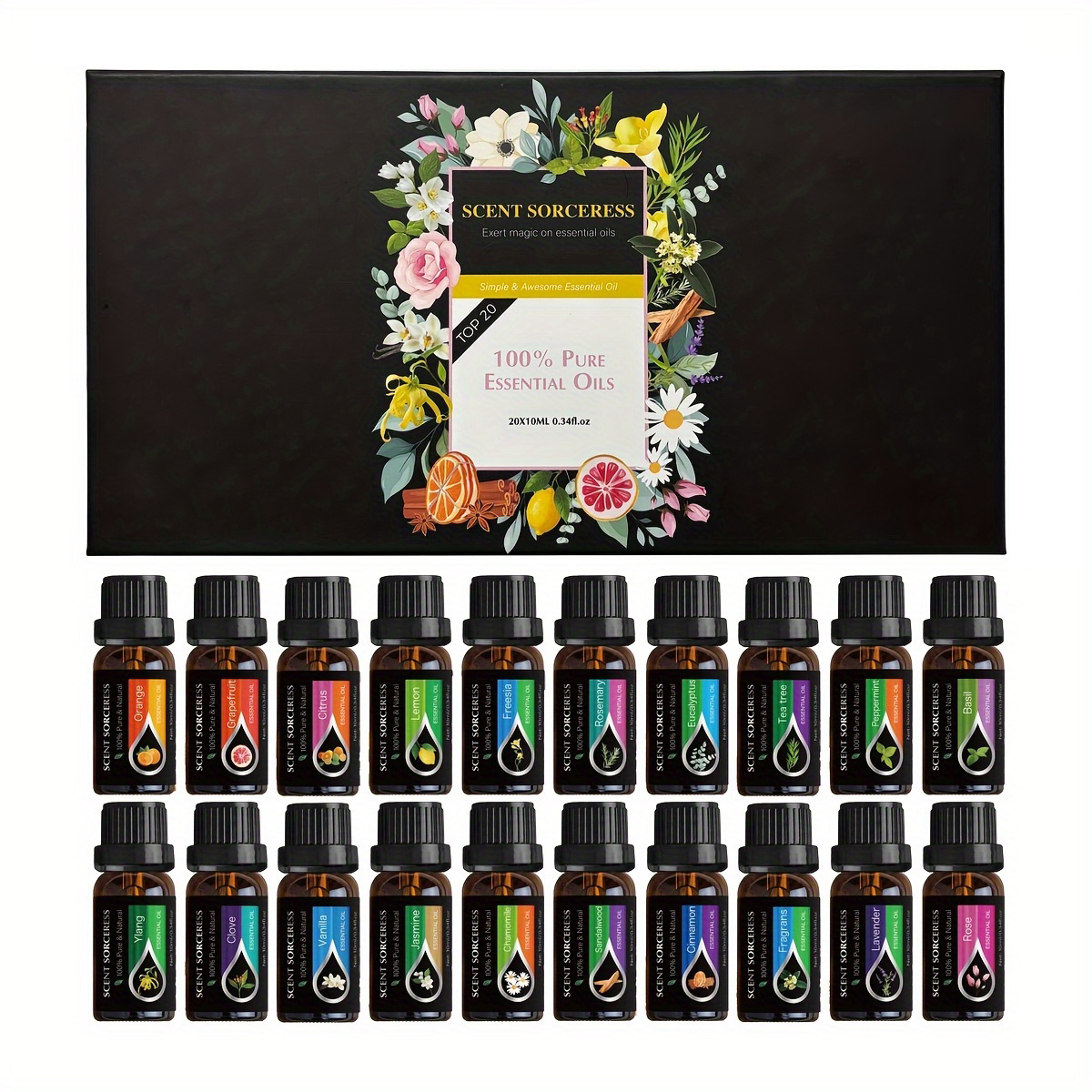 20pcs/set Essential Oil Set La - Spa Wellness Locations recension och pris