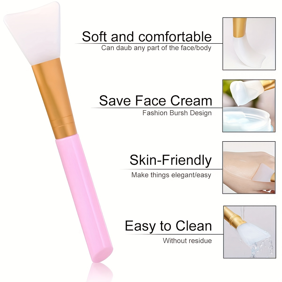 [Soft Silicone Mask Brushes] 5 - Face Mask Silicone recension och pris