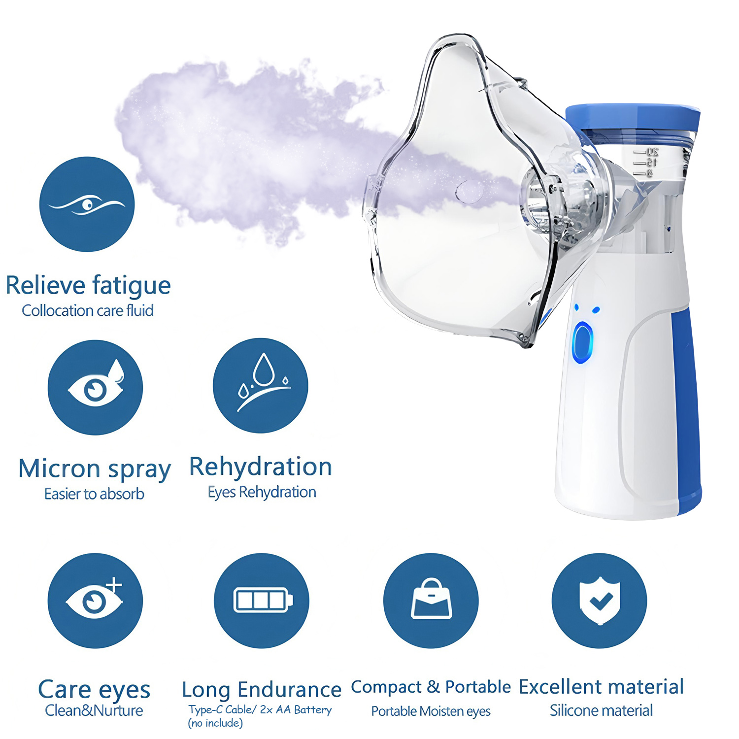 Mini Portable Humidifier Facia - Facial Steamer Nano recension och pris