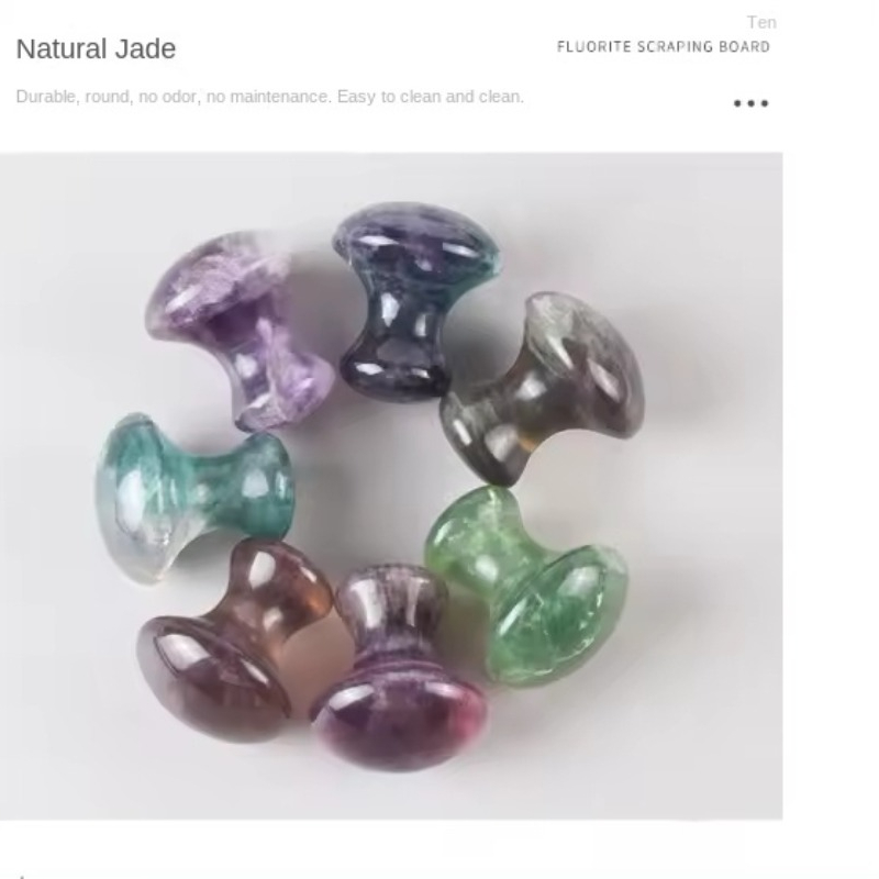 Natural Jade Massager Fluorite - Spa Wellness And Beauty recension och pris