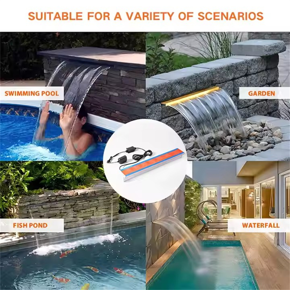 600MM DC12V Underwater Waterfa - Xy Spa & Wellness George Town Reviews recension och pris